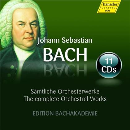 Christoph Poppen, Faust Christoph, Robert Levin, Jeffrey Kahane, Michael Behringer, … - Bach: Sämtliche Orchesterwerke (11 CD)