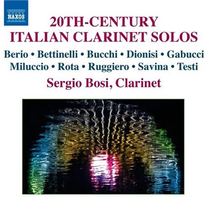 Luciano Berio (1925 - 2003), Bruno Bettinelli, Valentino Bucchi, Renato Dionisi, Agostino Gabucci, … - 20th Century Italian Clarinet Solos