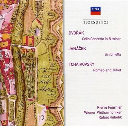 Leos Janácek (1854-1928), Antonin Dvorák (1841-1904), Rafael Kubelik & Pierre Fournier - Cello Concerto/Sinfonietta/ Romeo & Juliet (Eloquence Australia)