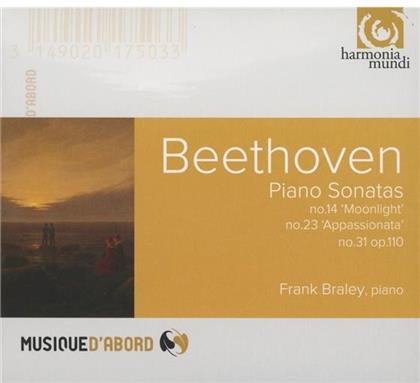 Ludwig van Beethoven (1770-1827) & Frank Braley - Klaviersonaten : Nr14 Mondschein, Nr23 Appassionat