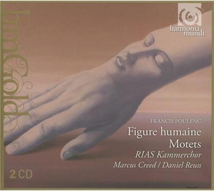 Marcus Creed, RIAS Kammerchor, Daniel Reuss & Francis Poulenc (1899-1963) - Figure Humaine / Motets (2 CDs)