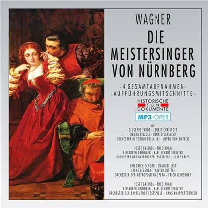 Lovro von Matacic, Josef Krips, Erich Leinsdorf, Hans Knappertsbusch, … - Meistersinger Von Nürnberg - - MP3 (2 CDs)
