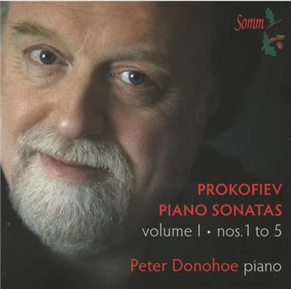 Serge Prokofieff (1891-1953) & Peter Donohoe - Klaviersonaten Nr1 Op1, Nr2 Op14, Nr3 Op28, Nr4 Op29 & Nr.5 op38