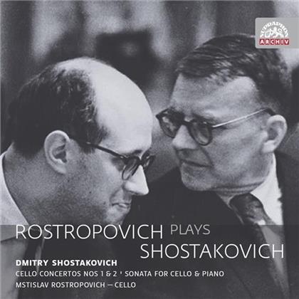 Dimitri Schostakowitsch (1906-1975) & Mstislav Rostropovitsch - Cellosonaten Nr.1&2 - Rostropovitch joue Chostakovitch (2 CDs)
