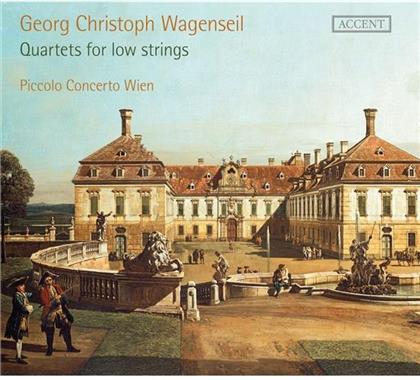 Georg Christoph Wagenseil (1715-1777), Roberto Sensi & Piccolo Concerto Wien - Quartette für tiefe Streicher - (Bratschen, Cello und Kontrabass) (2 CDs)