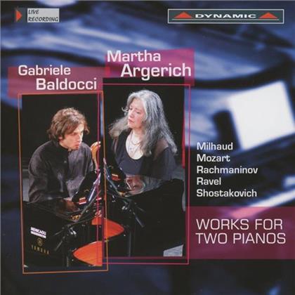 Martha Argerich & Gabriele Baldocci - Werke für 2 Klaviere - Works For Two Pianos