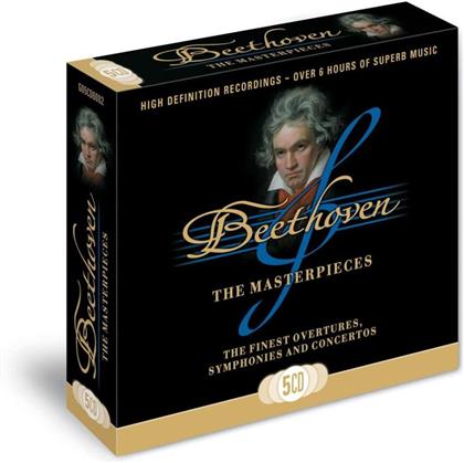 Ludwig van Beethoven (1770-1827) - Beethoven The Masterpieces - The Finest Overtures, Symphonies and Concertos (5 CDs)