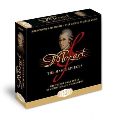 Wolfgang Amadeus Mozart (1756-1791) - Mozart The Masterpieces (5 CDs)
