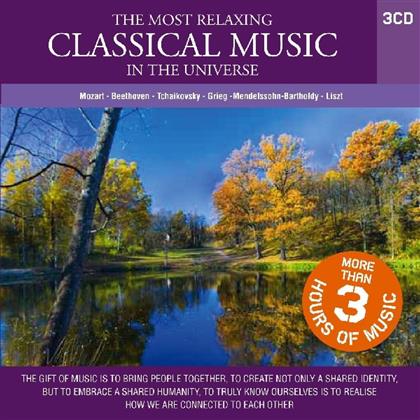 Ludwig van Beethoven (1770-1827), Peter Iljitsch Tschaikowsky (1840-1893), Edvard Grieg (1843-1907), Franz Liszt (1811-1886), … - The Most Relaxing Classic Music (3 CD)