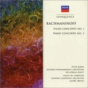 Sergej Rachmaninoff (1873-1943), Alicia de Larrocha, Sir Adrian Boult, André Previn (*1929), … - Piano Concertos 1 & 3
