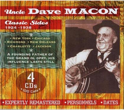 Uncle Dave Macon - Classic Sides (4 CDs)