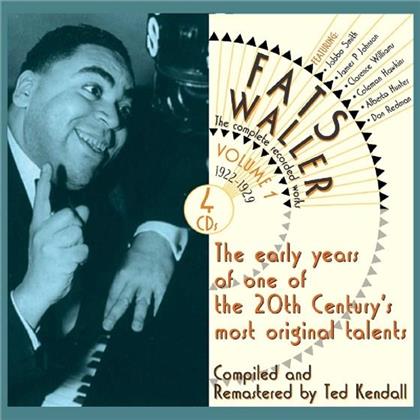 Fats Waller - Vol. 1 - 1922-1929 (Remastered, 4 CDs)