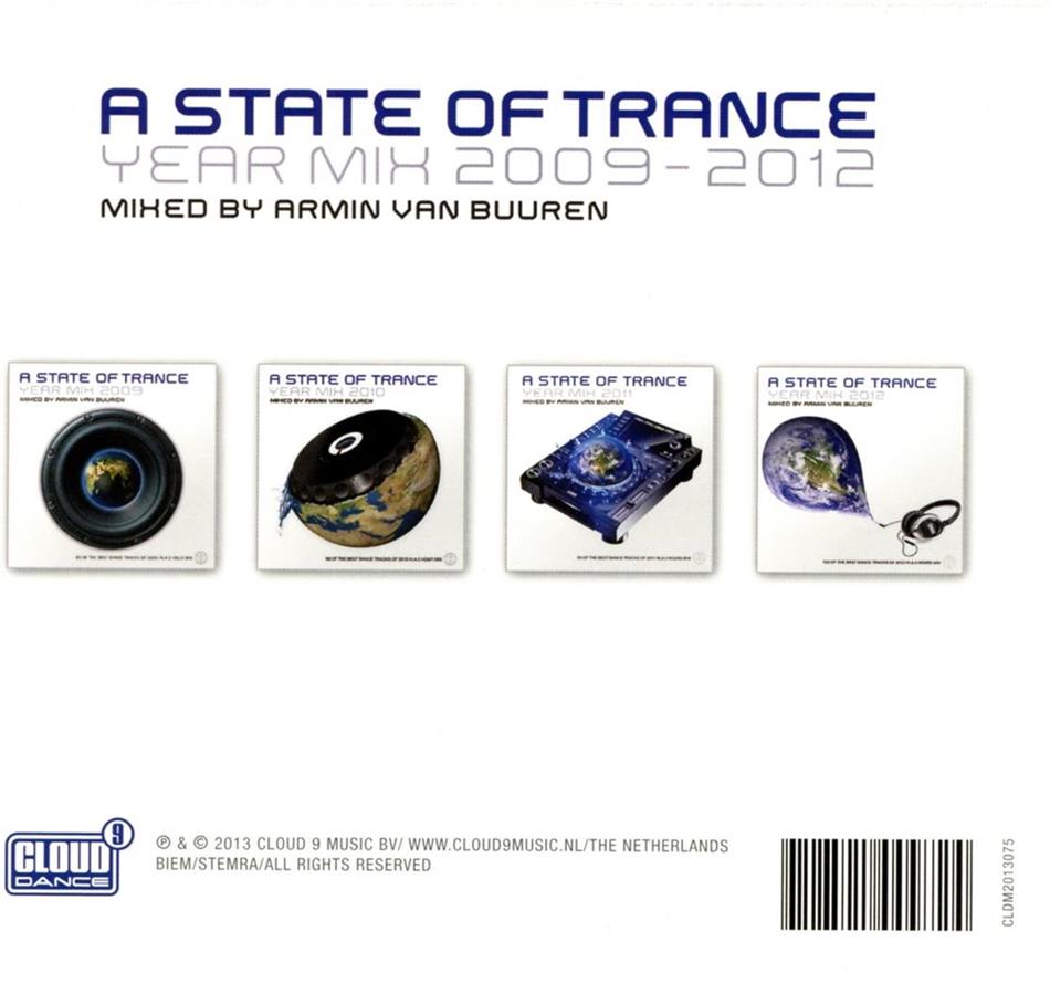 A State Of Trance Yearmix 2009 2012 8 Cds Von Armin Van Buuren Cede Ch