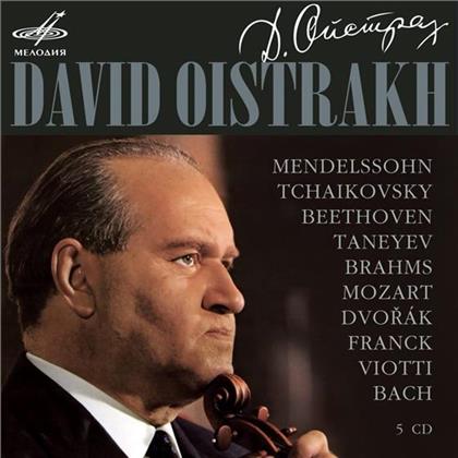 David Oistrakh, Sergei Ivanovich Taneyev (1956-1915), Felix Mendelssohn-Bartholdy (1809-1847), Peter Iljitsch Tschaikowsky (1840-1893), … - David Oistrakh : Violinkonzerte (5 CD)