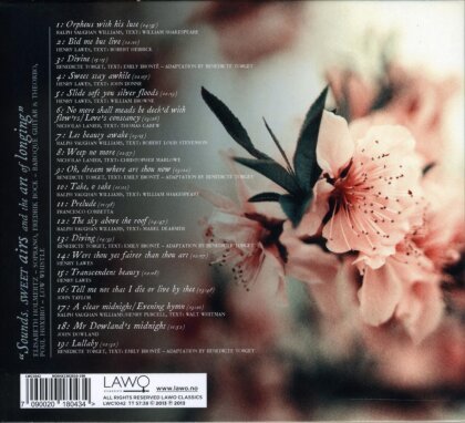 Elisabeth Holmertz, Llyr Williams, Lawes, Torget, Lanier, … - Sounds, Sweet Airs And The Art Of Longing : Werke