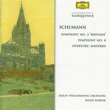 Rafael Kubelik, Robert Schumann (1810-1856) & Berliner Philharmoniker - Symphonies Nos. 3 & 4