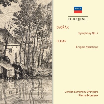 Antonin Dvorák (1841-1904), Sir Edward Elgar (1857-1934), Pierre Monteux & The London Symphony Orchestra - Dviorak - Symphony No.7/ Elgar - Enigma Variations - Eloquence