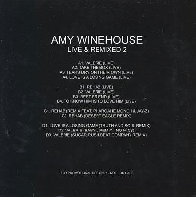 Live & Remixed 2 (2 LPs) von Amy Winehouse - CeDe.de