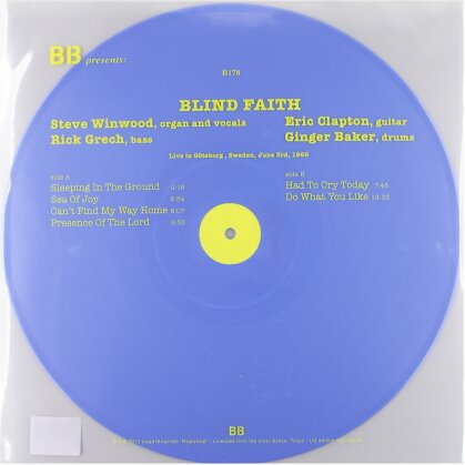 Blind Faith - Live In Goteborg (LP)