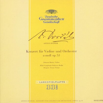 Antonin Dvorák (1841-1904) - Konzert Fur Violine Und (LP)