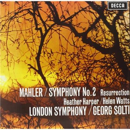 Heather Harper, Helen Watts, Gustav Mahler (1860-1911), Sir Georg Solti & London Symphony - Symphony No. 2 - Decca (2 LPs)