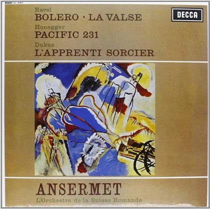 Maurice Ravel (1875-1937), Arthur Honegger (1892-1955), Paul Dukas (1865-1935), Ernest Ansermet & L'Orchestre de la Suisse Romande - Bolero / Pacific 231 / L'Apprenti Sorcier (LP)