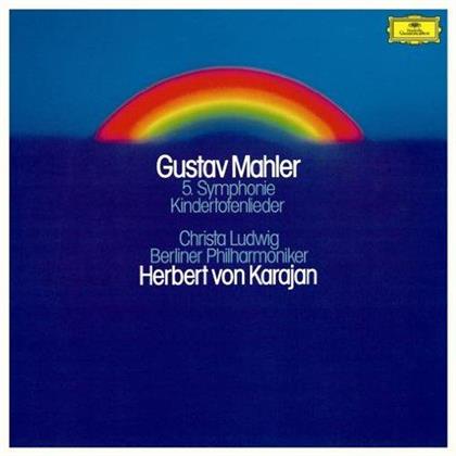 Christa Ludwig, Gustav Mahler (1860-1911), Herbert von Karajan & Berliner Philharmoniker - 5. Sinfonie, Kindertotenlieder (2 LPs)