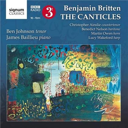 Benjamin Britten (1913-1976), Christopher Ainslie, Ben Johnson, Benedict Nelson, Martin Owen, … - Canticles 1-5