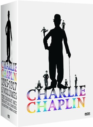 Charlie Chaplin Coffret - The Essanay and Mutual comedies (n/b, 6 DVD)