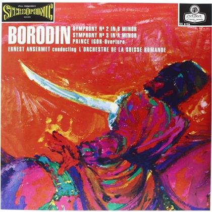 Alexander Borodin (1833-1887), Ernest Ansermet & L'Orchestre de la Suisse Romande - Symphonies No.2 & 3, Prince Igor Overture (LP)