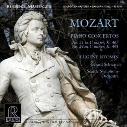 Wolfgang Amadeus Mozart (1756-1791), Gerard Schwarz, Eugene Istomin & Seattle Symphony Orchestra - Concertos No.21 & 24 - Half-Speed Mastered - Reference Recordings (2 LP)