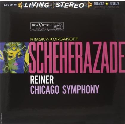 Nikolai Rimsky-Korssakoff (1844-1908), Fritz Reiner, Sidney Harth & Chicago Symphony Orchestra - Scheherazade (33 RPM, Acoustic Sounds Ausgabe, LP)