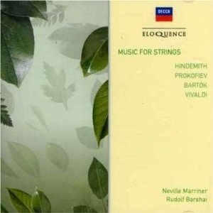 Paul Hindemith (1895-1963), Serge Prokofieff (1891-1953), Béla Bartók (1881-1945), Antonio Vivaldi (1678-1741), … - Music For Strings - Eloquence