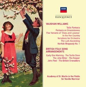 Sir Neville Marriner, Ralph Vaughan Williams (1872-1958) & Academy of St Martin in the Fields - Orchestral Music - Eloquence - Tallis Fantasia, Fantasia on Greensleeves, Five Variants of Dives and Lazarus, In The Fen Country, Variations For Orchestra, Lark Ascending, Norfolk Rhapsody No. 1, Britzsh Folk Song Arrangements: Early One Morning, Turtle Dive, Jolly Miller, Keeper, John Peel, Britis… (2 CDs)