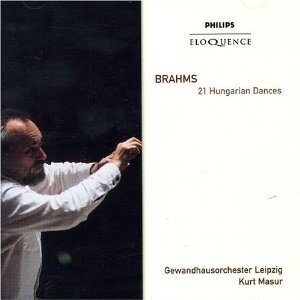 Kurt Masur, Johannes Brahms (1833-1897) & Gewandhausorchester Leipzig - 21 Hungarian Dances (Eloquence Australia)
