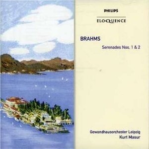 Kurt Masur, Johannes Brahms (1833-1897) & Gewandhausorchester Leipzig - Serenades Nos 1 & 2 - Eloquence