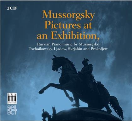 Modest Mussorgsky (1839-1881), Peter Iljitsch Tschaikowsky (1840-1893), Anatolij Ljadow, Alexander Scriabin (1872-1915), … - Pictures At An Exhibition - Russian Piano Music by (2 CDs)