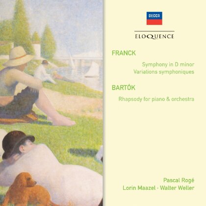 César Franck (1822-1890), Béla Bartók (1881-1945), Lorin Maazel, Walter Weller & Pascal Rogé - Franck - Symphony In D Minor, Variations Symphoniques / Bartok - Rhapsody For Piano & Orchestra - Eloquence