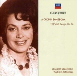 Elisabeth Söderström, Frédéric Chopin (1810-1849) & Vladimir Ashkenazy - A Chopin Songbook - 19 polish Songs. op. 74 - Eloquence