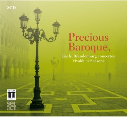 La Magnifica Comunita, Enrico Casazza, Pieter-Jan Belder, Musica Amphion, … - Precious Baroque - Vier Jahreszeiten - Brandenburgische Konzerte 1-6 (2 CDs)
