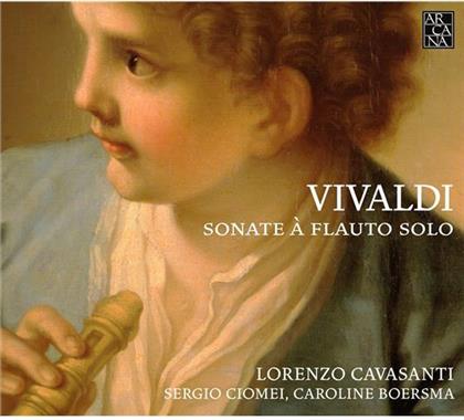 Antonio Vivaldi (1678-1741), Lorenzo Cavasanti & Sergio Ciomei - 7 Sonaten fuer Blockfloete solo RV14, 16, 28, 31, 36, 52, 806 & Ahn95/6