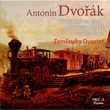 Zemlinsky Quartet & Antonin Dvorák (1841-1904) - Quatuors Op96, Americain Op105, Terzetto Op74