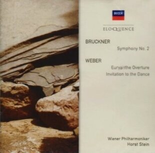 Anton Bruckner (1824-1896), Carl Maria von Weber (1786-1826), Horst Stein & Wiener Philharmoniker - Bruckner - Symphony No.2 /Weber - Euryanthe Overture, Invitation to the Dance - Eloquence