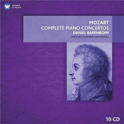 Wolfgang Amadeus Mozart (1756-1791), Daniel Barenboim & English Chamber Orchestra - Saemtliche Klavierkonzerte - Complete Piano Concertos (10 CDs)