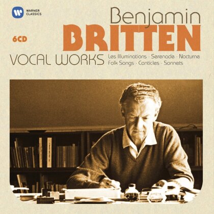 Bostridge, Pears, Tear, u.a. & Benjamin Britten (1913-1976) - Vocal Works - Les Illuminations, Serenade, Nocturne, Folk Songs, Canticles, Sonnets (6 CD)