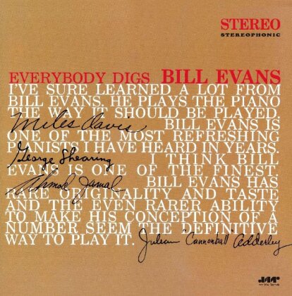 Bill Evans - Everybody Digs Bill Evans - Jazz Wax (LP)