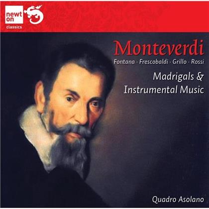 Quadro Asolano, Claudio Monteverdi (1567-1643), Fontana, Girolamo Frescobaldi (1583-1643), Grillo, … - Madrigals
