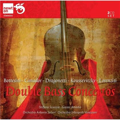Div, Giovanni Petronius Bottesini (1821 - 1889), Giambattista Cimador (1761 - 1805), Domenico Dragonetti, Serge Koussevitzky (1874 - 1951), … - Double Bass Concertos (2 CDs)