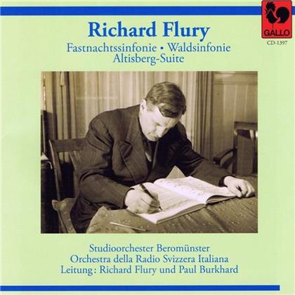 Richard Flury, Richard Flury, Paul Burkhard 1911 - 1977 & Studioorchester Beromünster - Fastnachtssinfonie (1928), Waldsinfonie (1942), Altisberg-Suite (1953)
