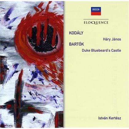 Edinburgh Festival Chorus, Zoltán Kodály (1882-1967), Béla Bartók (1881-1945), Istvan Kertesz & Sir Peter Ustinov - Kodaly - Hary Janos / Bartok Bela - Duke Bluebeard's Castle - Eloquence (2 CDs)